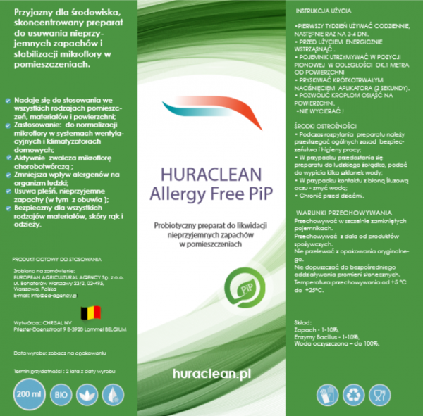 HURACLEAN Allergy Free PiP - obrazek 3